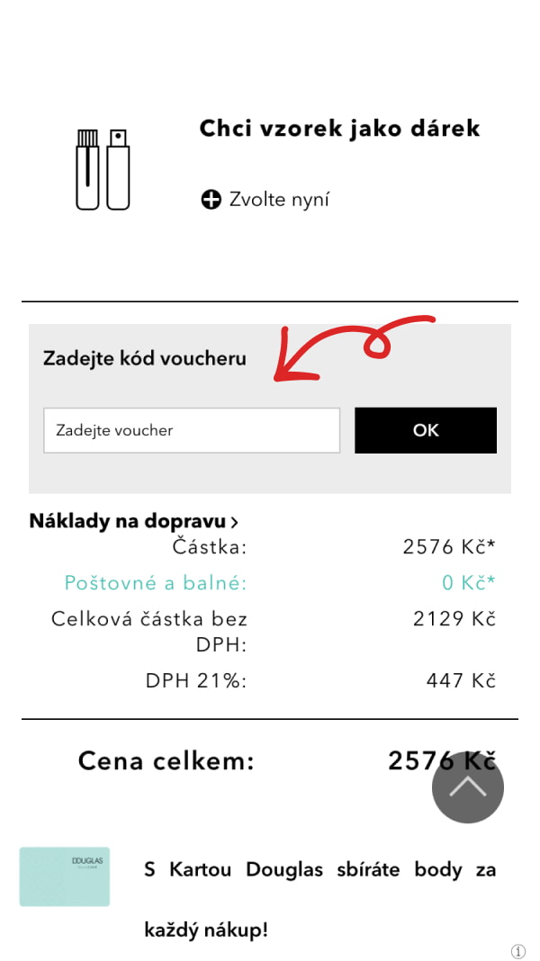 Douglas košík