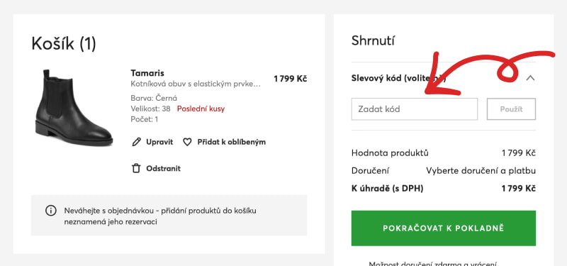 Eobuv košík