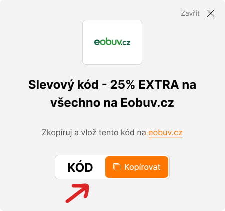 Eobuv kupón modal